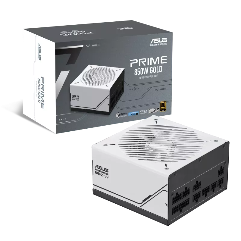 ASUS PRIME 850W Gold AP-850G Power Supply Unit 20+4 Pin ATX ATX Black White ASUS PRIME 850W Gold AP-850G Power Supply Unit 20+4 Pin ATX ATX Black White